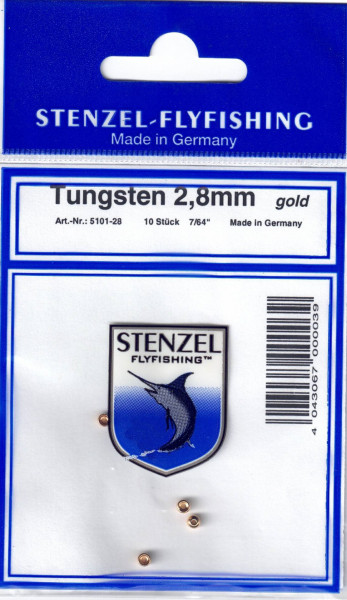 STENZEL Tungsten 2,8 mm gold (10St.)