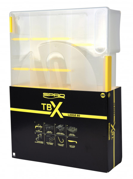 Spro TBX - Tackle Box Range, TBX50L CLEAR 350x250x80CM