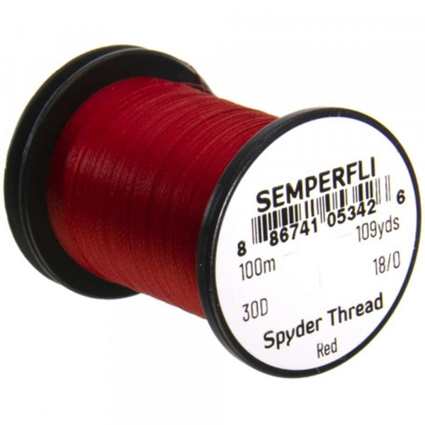 SEMPERFLI Semperfli Spyder Fly Tying Thread Red