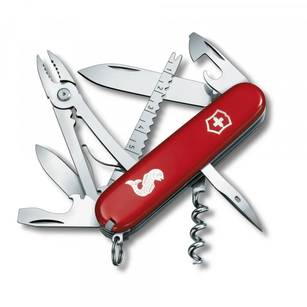 VICTORINOX Angler, 91 mm, rot