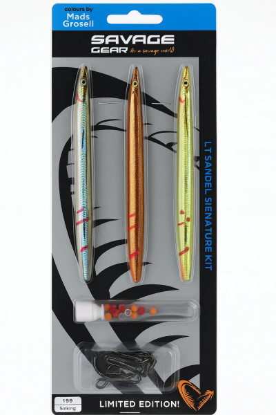 Savage Gear 3D LT SANDEEL 11CM 15G S 3 PACK MGR