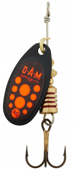 DAM EFFZETT STANDARD SPINNER #4 10G SINKING BLACK RED