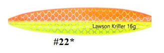 Lawson Kriller 16gr Fluo Orange/Yellow
