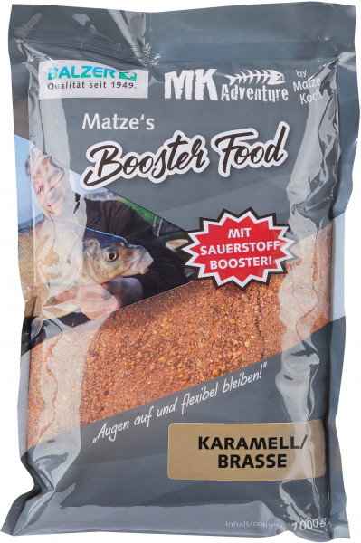 BALZER Matze Koch Booster Food 1000g Karamell-Brasse Lock Futter