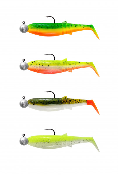 Savage Gear CANNIBAL SHAD MIX 8 CM VARIED DARK WATER MIX 8PCS