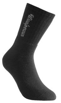 Woolpower Socks Classic Logo 400 schwarz Gr. 36-39