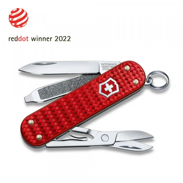VICTORINOX Classic SD Precious Alox, 58 mm, Iconic Red