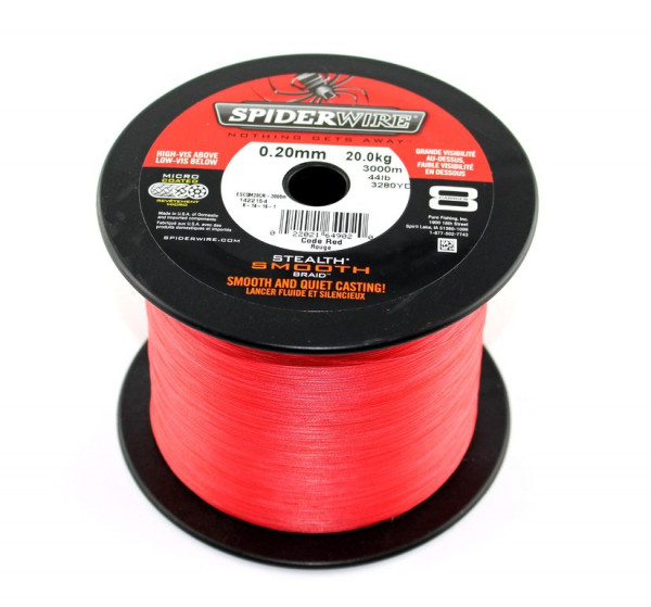 SPIDERWIRE STEALTH CODE RED 0,17MM 16,50KG lose
