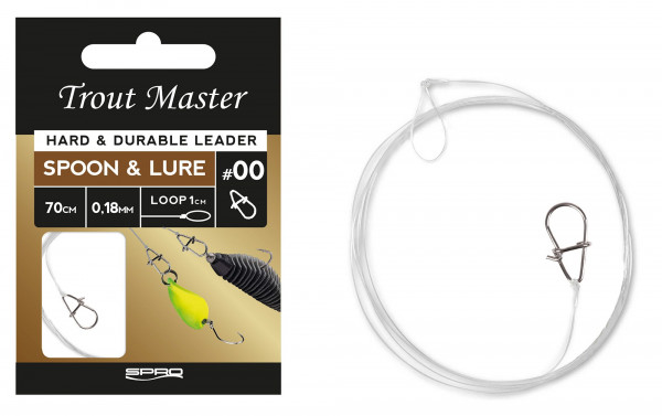 Trout Master Spoon & Lure Leader 70cm Ø 0,23mm