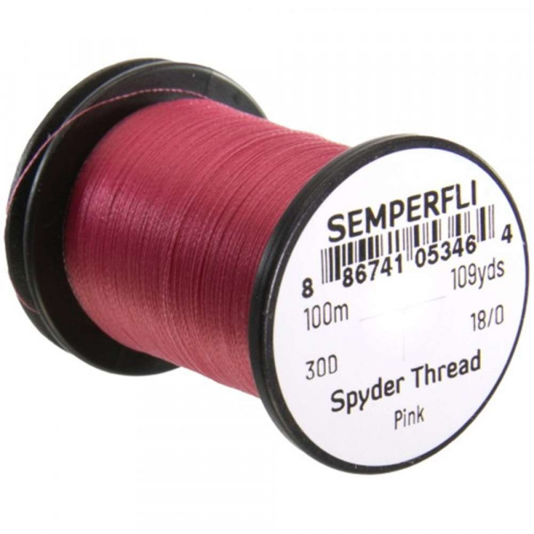 SEMPERFLI Semperfli Spyder Fly Tying Thread Pink