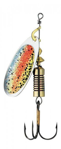 DAM EFFZETT NATURE 3D SPINNER #4 10G SINKING RAINBOW TROUT