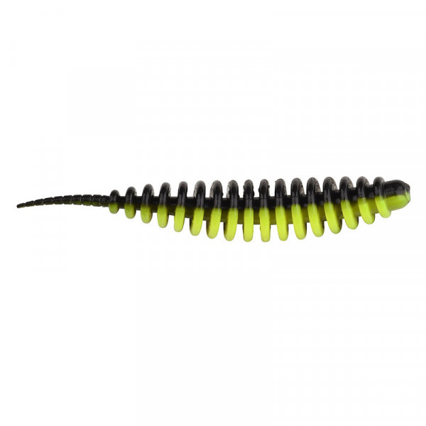 Spro TROUT MASTER Worm 45 Black-Lime 10 Stück-Copy