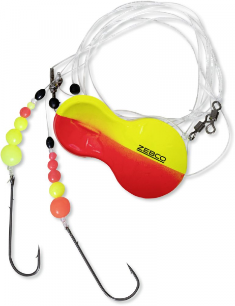 #1 Zebco Inline RFT Flatty Rig orange/gelb