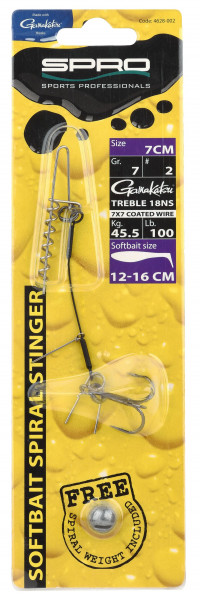 Spro SPIRAL STINGER RIG 7CM 7G