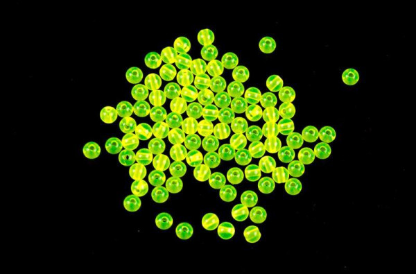 Gemini Genie Rig Beads - 4mm Chartreuse (100)