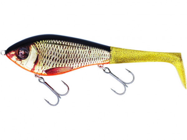 WESTIN SWIM TAIL 10CM 34G SUSPENDING REAL RUDD 1 BODY 2 TAILS