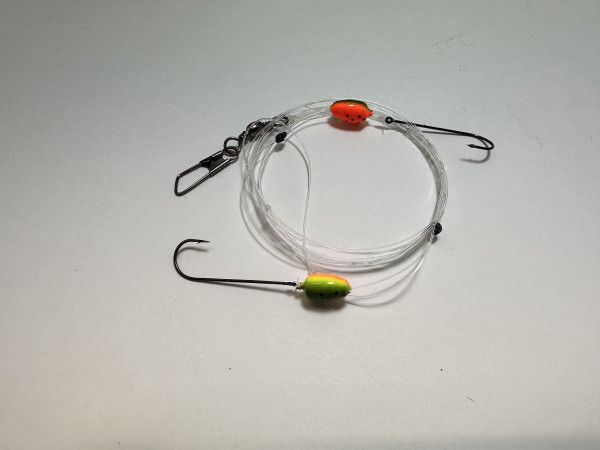 Kalles Angelshop Spezial Buttvorfach mit Winner™ Bodies Gr. 8 (FRT) Fire Tiger Haken Gr-1