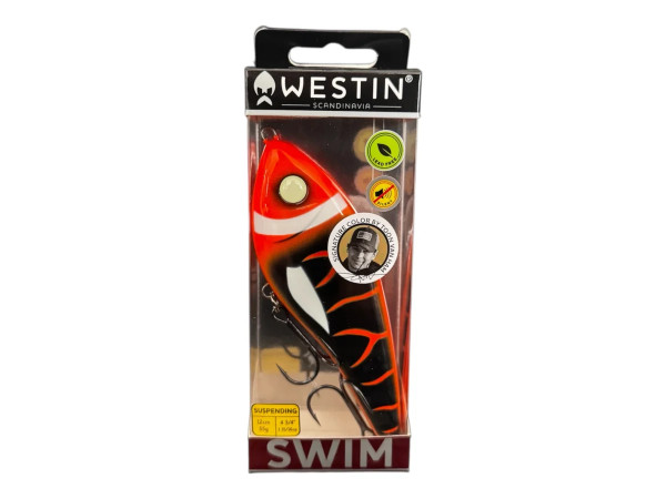 Westin SWIM GLIDEBAIT SILENT 12CM 55G SUSPENDING ORANGE HUNTER