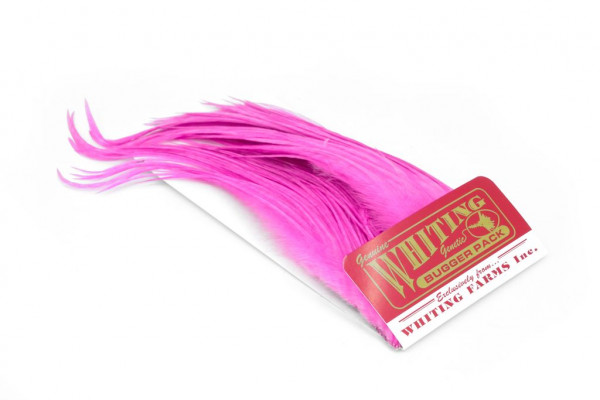 Whiting Bugger Pack White dyed Pink