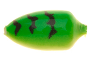 Kalles Angelshop Spezial Buttvorfach mit Winner™ Bodies (LCT) Lime Charteuse Tiger, Hacken Gr. 2 ha