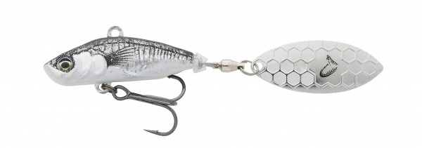 Savage Gear 3D STICKLEBAIT TAILSPIN 7.3CM 13G SINKING BLACK SILV