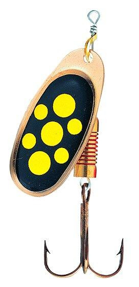 DAM EFFZETT STANDARD SPINNER #4 10G SINKING BLACK YELLOW