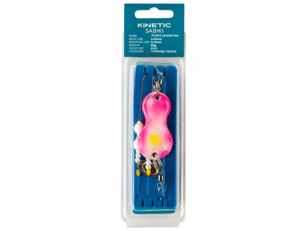 Kinetic Sabiki Plaice Leader 120g #1/0 Kinky Pinky