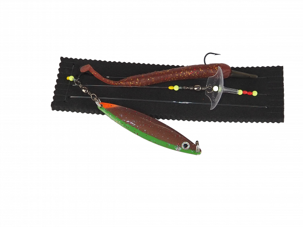 Eisele Steinbutt Spezial System Eitz Motoroil UV 30g, Hogy Sandaal 12cm-