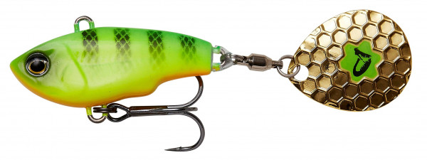 SAVAGE GEAR FAT TAIL SPIN 8CM 24G SINKING FIRETIGER