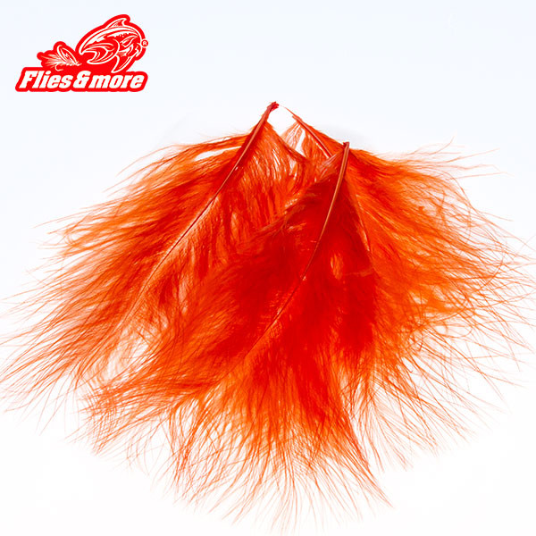 Flies & mors Marabou Strung Schwarz