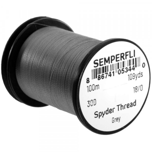 SEMPERFLI Semperfli Spyder Fly Tying Thread Silver