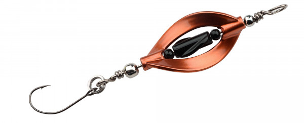 Trout Master INCY DOUBLE SPIN SPOON MAGGOT 3.3G