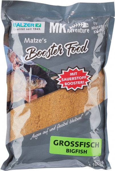 BALZER Matze Koch Booster Food 1000g Großfisch Lock Futter