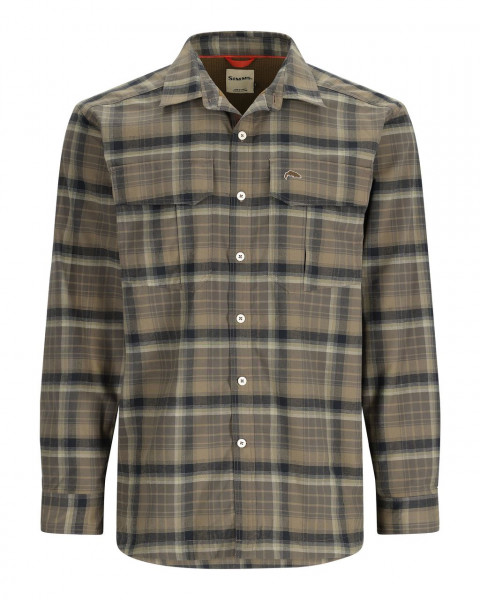 SIMMS ColdWeather Shirt Hickory Asym Ombre Plaid XXL