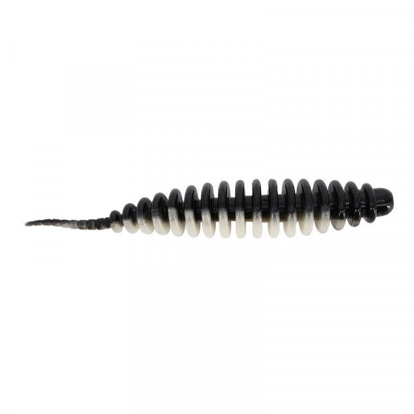 Spro TROUT MASTER Worm 45 Black-and-White 10 Stück