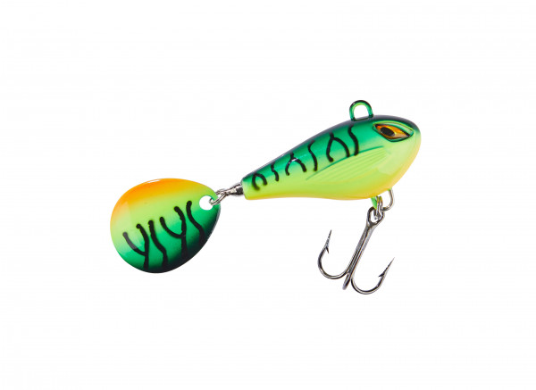 BALZER Shirasu Spin Buddy Evil Eye light Fire Shark (Kunststoff) 6g