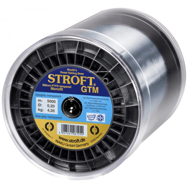 STROFT® GTM Blaugrau transparent Ø 0,20mm, 4,2 kg lose