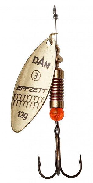 DAM EFFZETT PREDATOR SPINNER #2 7G SINKING GOLD