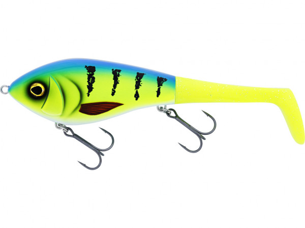 WESTIN SWIM TAIL 10CM 34G SUSPENDING STRIPED BLUEGRASS 1 BODY 2 TAILS