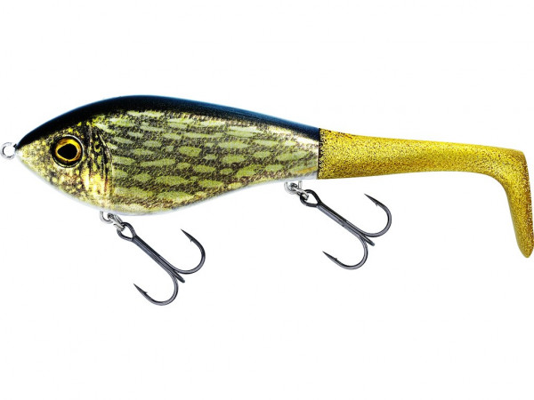 WESTIN SWIM TAIL 10CM 34G SUSPENDING REAL PIKE 1 BODY 2 TAILS