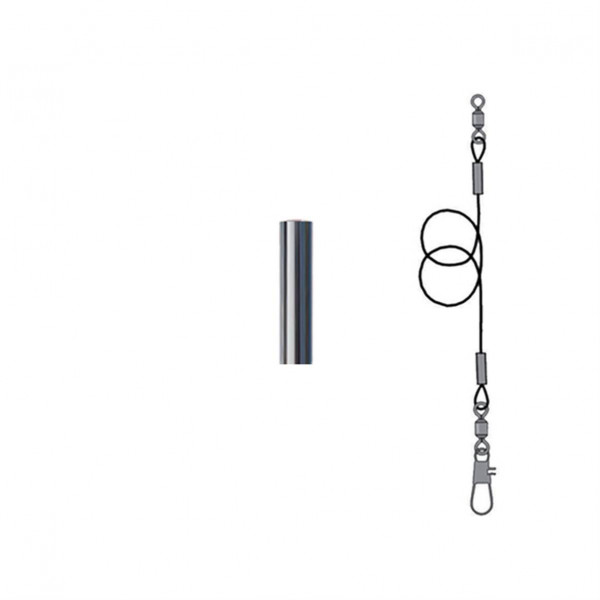 SUNSET BRASS TUBE ST-S-6007-PCB10 BLACK NICKEL 40 PCS Gr. 2,00