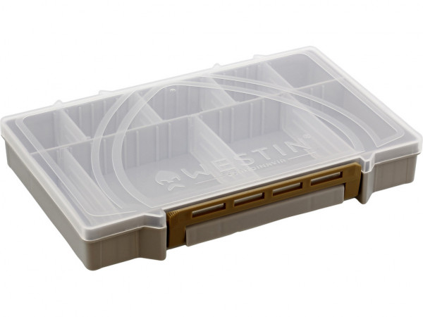 Westin W3 Tackle Box S2 20,5X14,5X3cm Grey/Clear