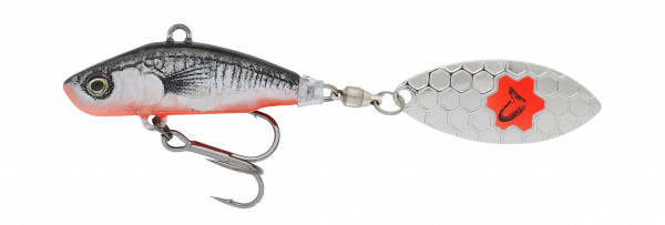 Savage Gear 3D STICKLEBAIT TAILSPIN 7.3CM 13G SINKING BLACK RED