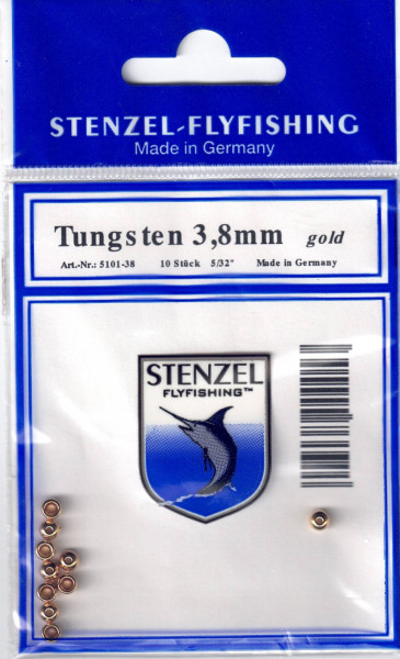 STENZEL Tungsten 3,8 mm gold (10St)