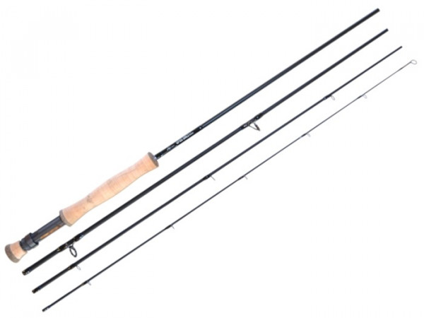 Xstream Opus One2 9' #8, 9' #8 4-Teilig, mit Codura Transport Rohr Blank matt Schwarz