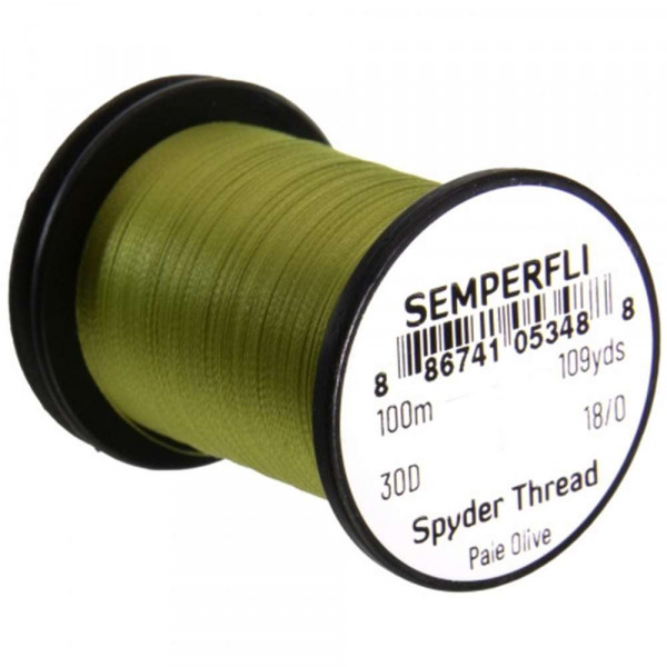 SEMPERFLI Semperfli Spyder Fly Tying Thread Golden Olive