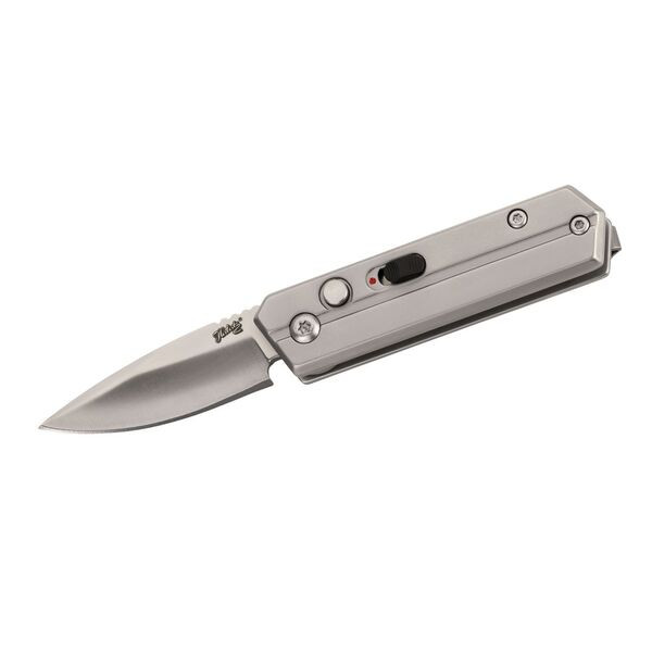 Herbertz Springmesser, Edelstahl, grau