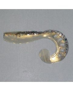 Profi Blinker Zandertail 10cm - Kristall-Weiss