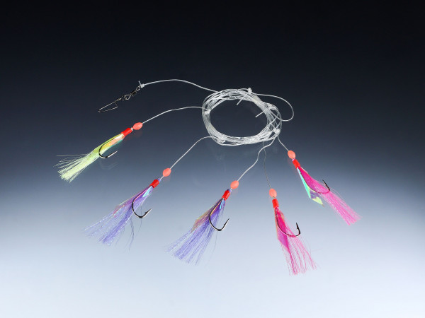 BALZER Edition Sea Makrelenvorfach Circle Haken 150cm 0,60/0,50mm 5x1/0