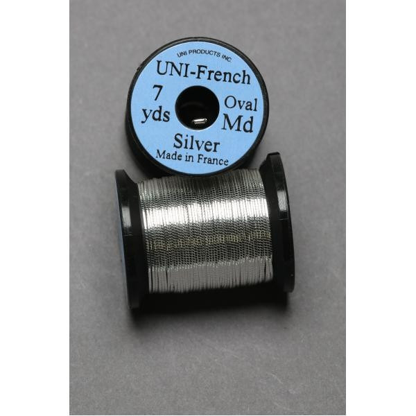 UNI FRENCH - Oval-Tinsel Silver # L